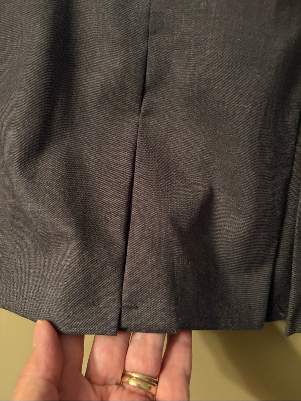 NWT Style & Co. Grey Pleated A-Line Midi Skirt - Size 4 - Picture 4 of 9